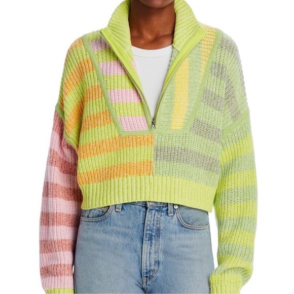 STAUD Hampton Crop Sweater - Picture 1 of 8